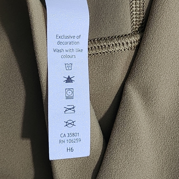 Lululemon Align High Rise Yoga Leggings in Grape Leaf Yellow Size 10 - Picture 4 of 7